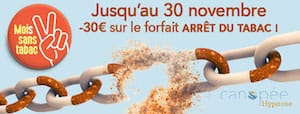 Moi(s) sans tabac : Profitez de 30€ de réduction sur le forfait Arrêt du tabac !